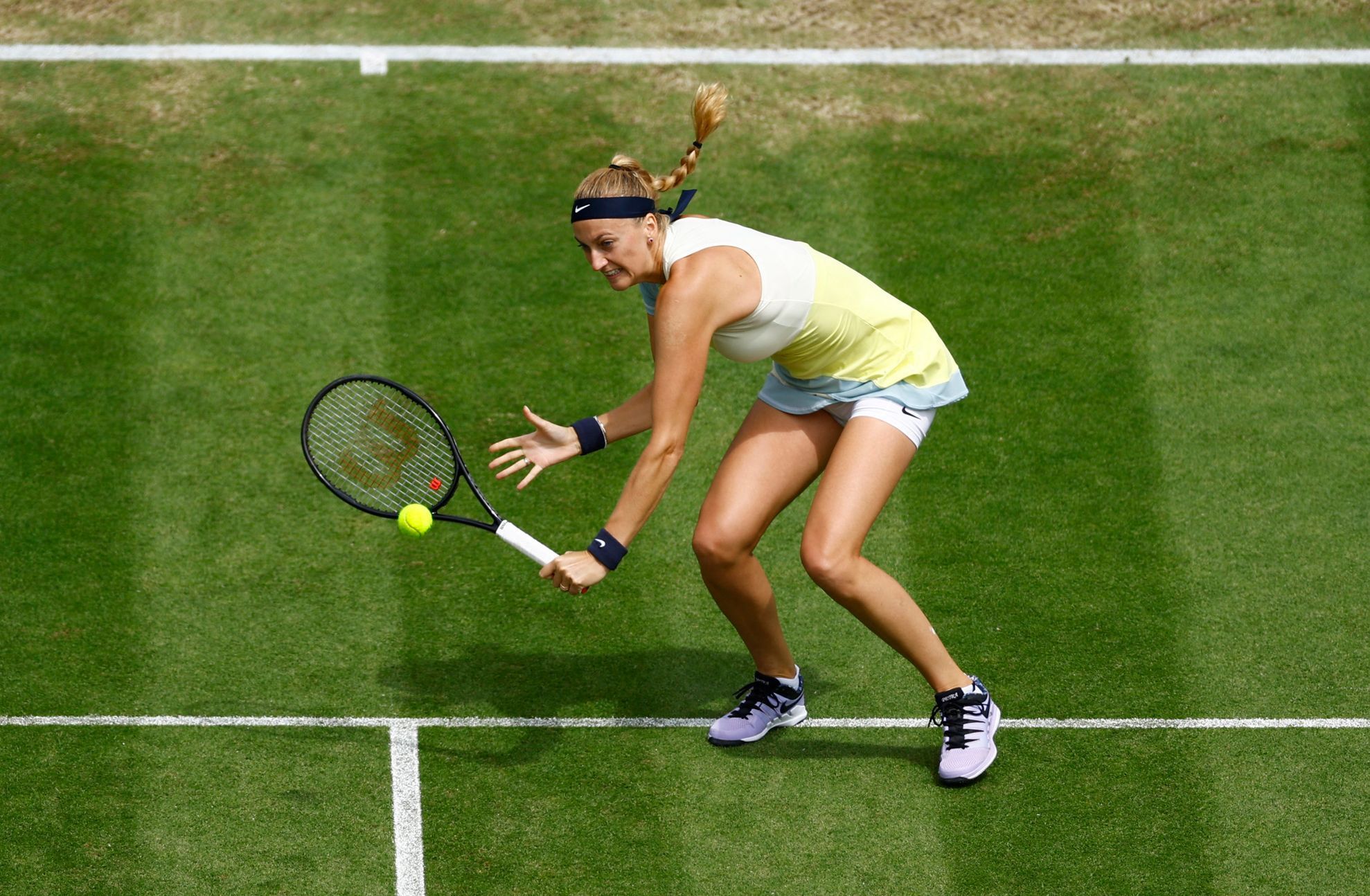 Petra Kvitová v semifinále turnaje v Eastbourne 2022