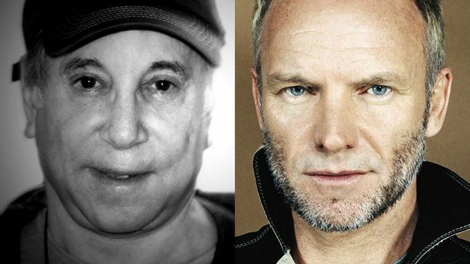 Paul Simon a Sting vyrážejí příští rok na společné turné.