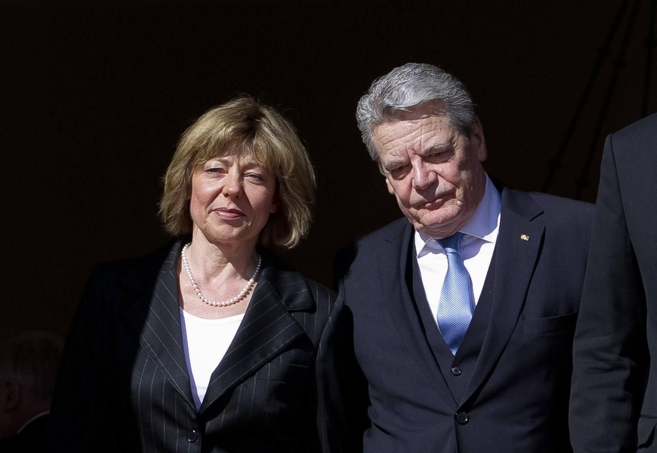 Joachim Gauck a jeho partnerka Daniela Schadtová