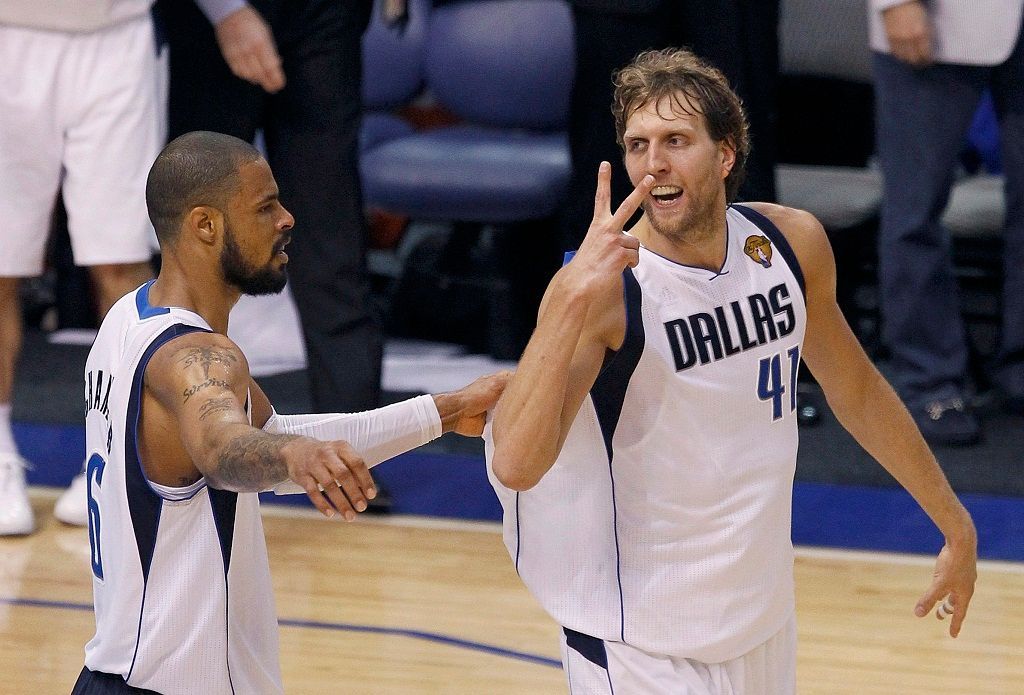 Finále NBA: Dallas - Miami (Nowitzki, Chandler)