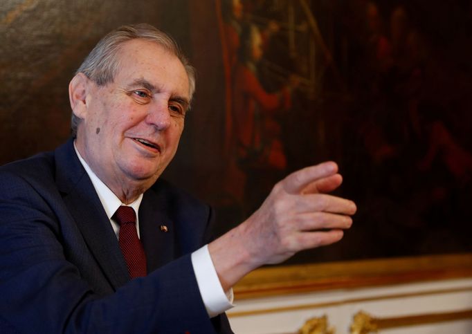 Prezident Miloš Zeman.