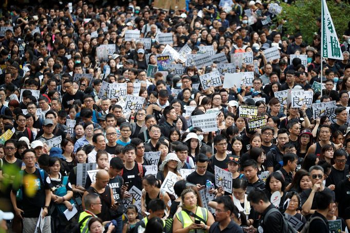 Protesty v Hongkongu