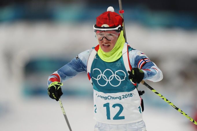 ZOH 2018, biatlon sprint Ž: Veronika Vítková