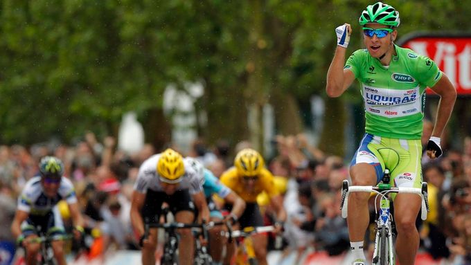 FOTO Sagan si "dolyžoval" pro vítězství ve třetí etapě Tour