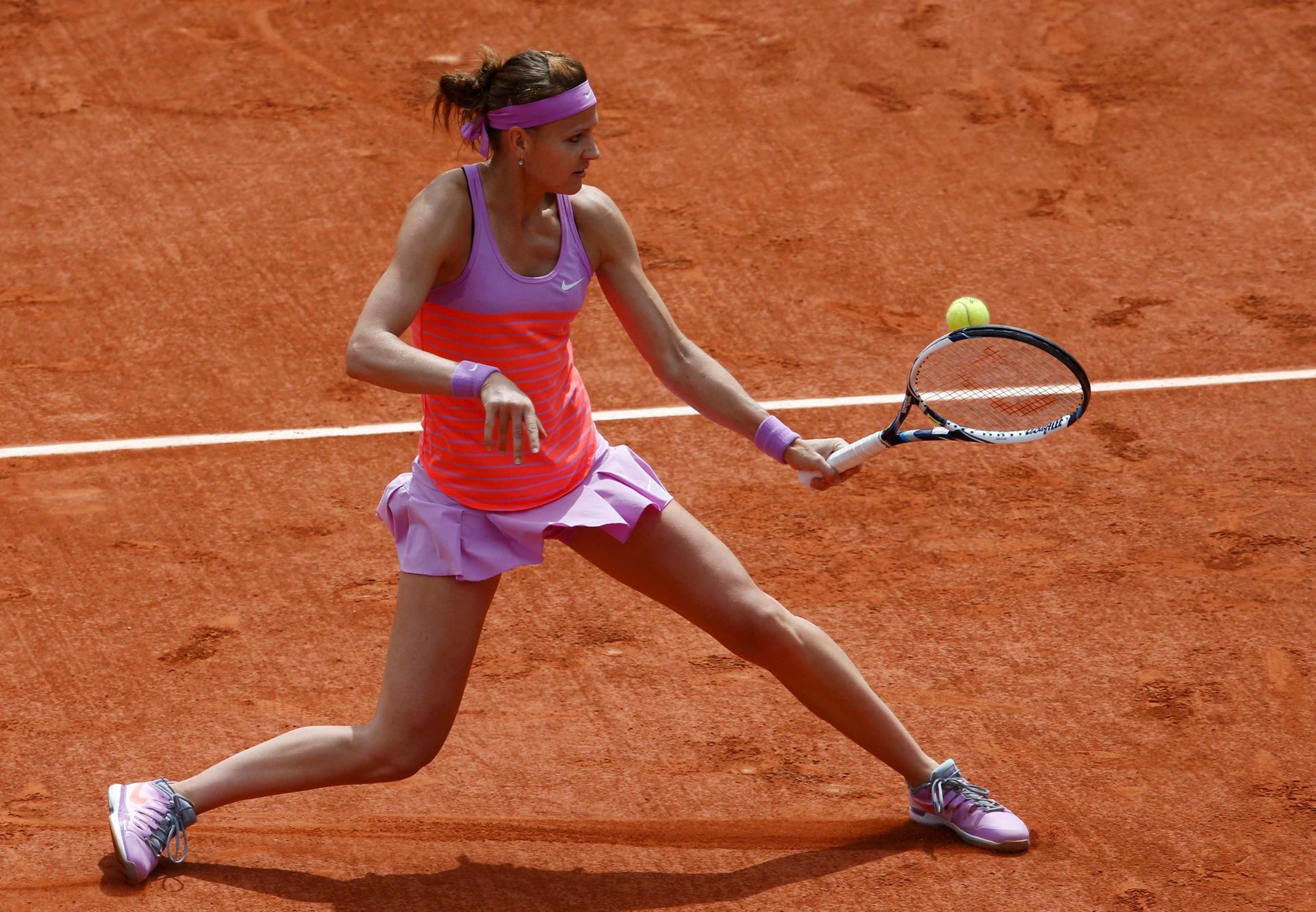 Luce Šafářová na French Open 2015