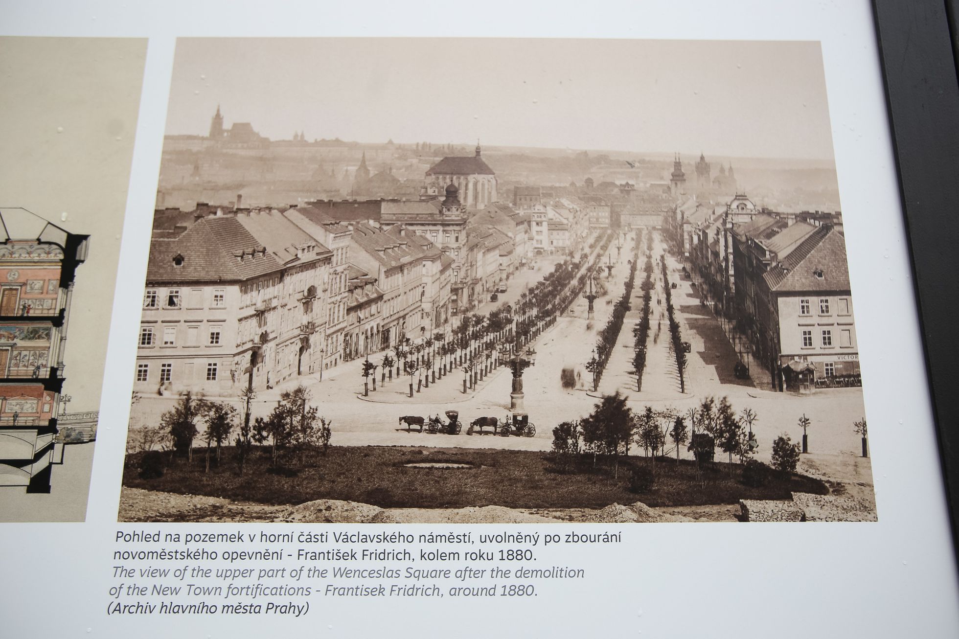 Výstava Nerealizovaná Praha na Václavském náměstí