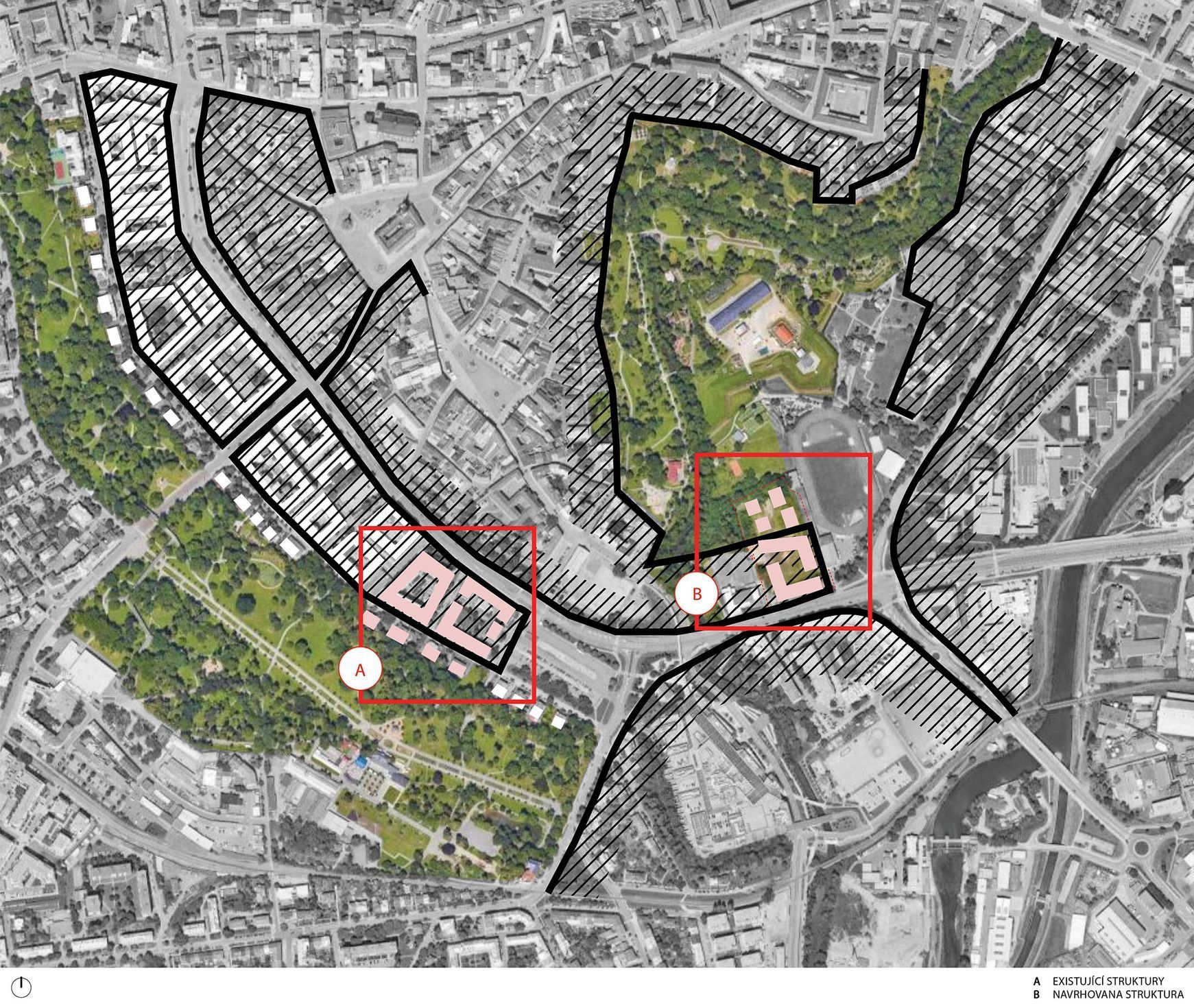 koleje, Olomouc, studentské bydlení, ubytování, škola, architektura