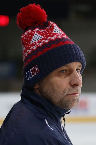 Josef Jandač na tréninku před ZOH 2018