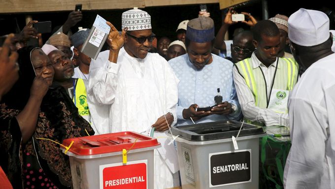 Volby v Nigérii.
