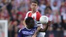 EL, Slavia-Anderlecht: Jiří Bílek - Idrissa Sylla