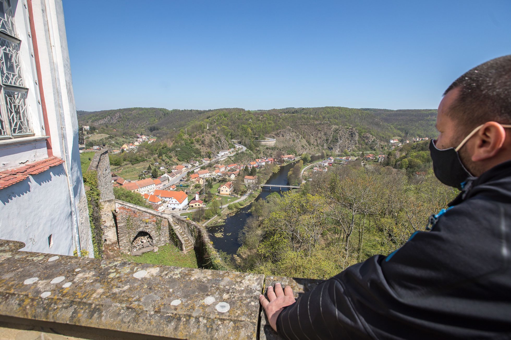 Zámek Vranov nad Dyjí - rekonstruce věže a střech 2020