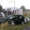Vlak srazil na přejezdu auto