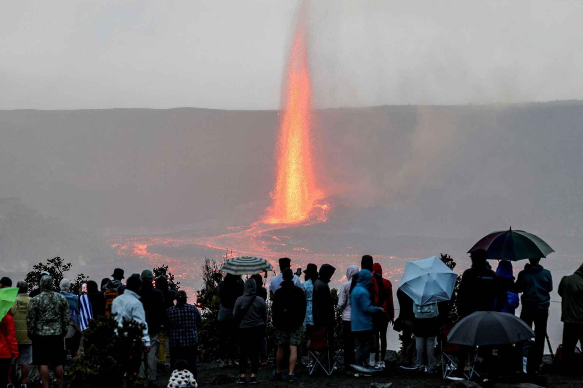 Kilauea, sopka, výbuch, Havaj, USA