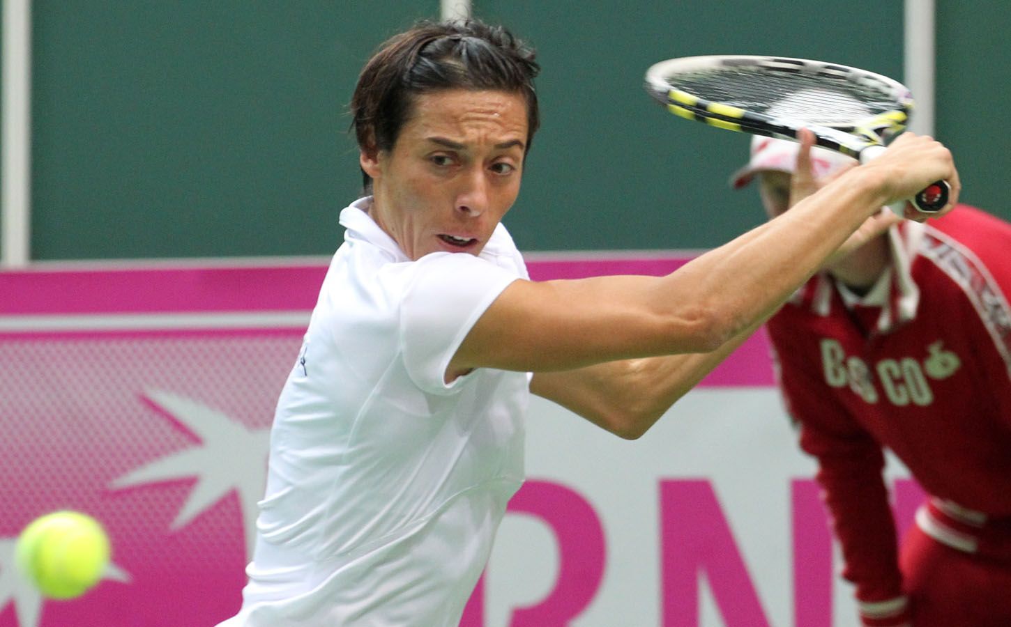 Fed Cup, Česko - Itálie (Soupeřkou jí byla 12. hráčka světa Francesca Schiavoneová)