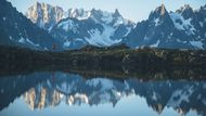 Kelvin Trautman: Běžec Ryan Sandes ve francouzském Chamonix.