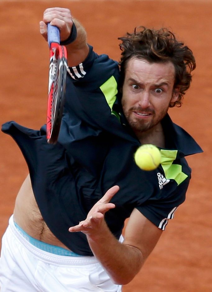 Ernests Gulbis na French Open 2014