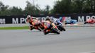 Motocyklový jezdec Casey Stoner z Austrálie na GP České republiky v Brně 2011.