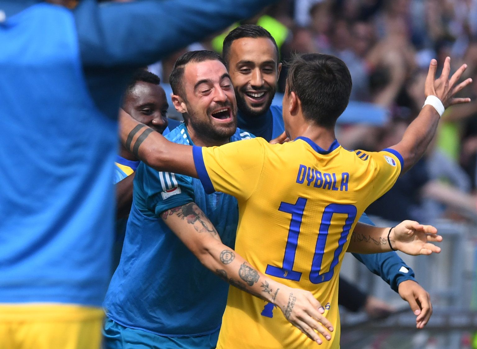 Paulo Dybala a radost Juventusu v Sassuolu