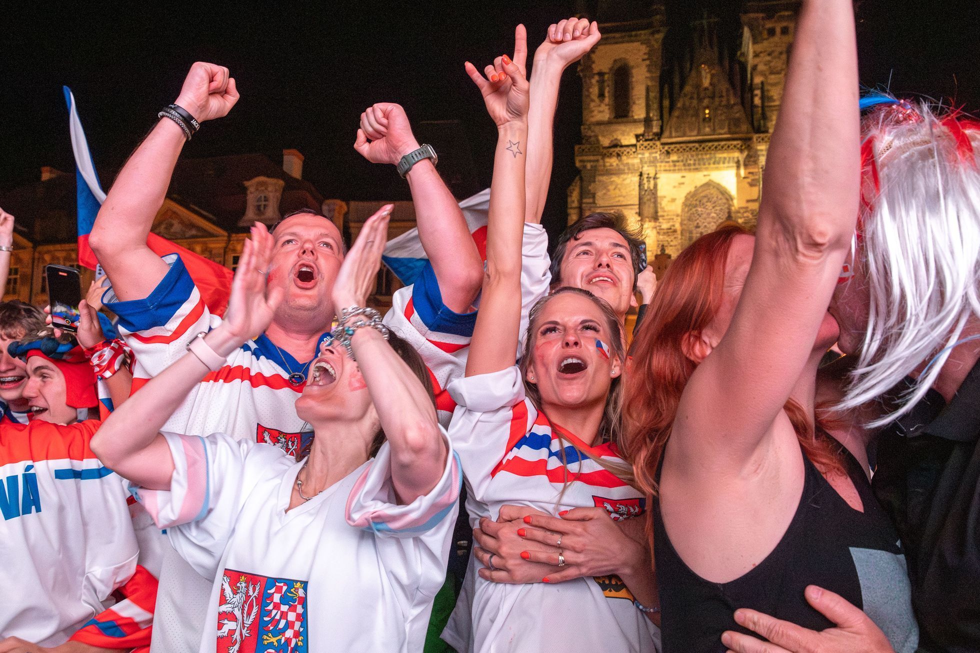 Mistrovství světa v hokeji 2024 a sledování finále na Staroměstském náměstí v Praze