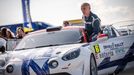 Francois Delecour s vozem Alpine na Rallye Pačejov 2021