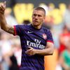 Lukas Podolski v dresu Arsenalu (letní příprava)