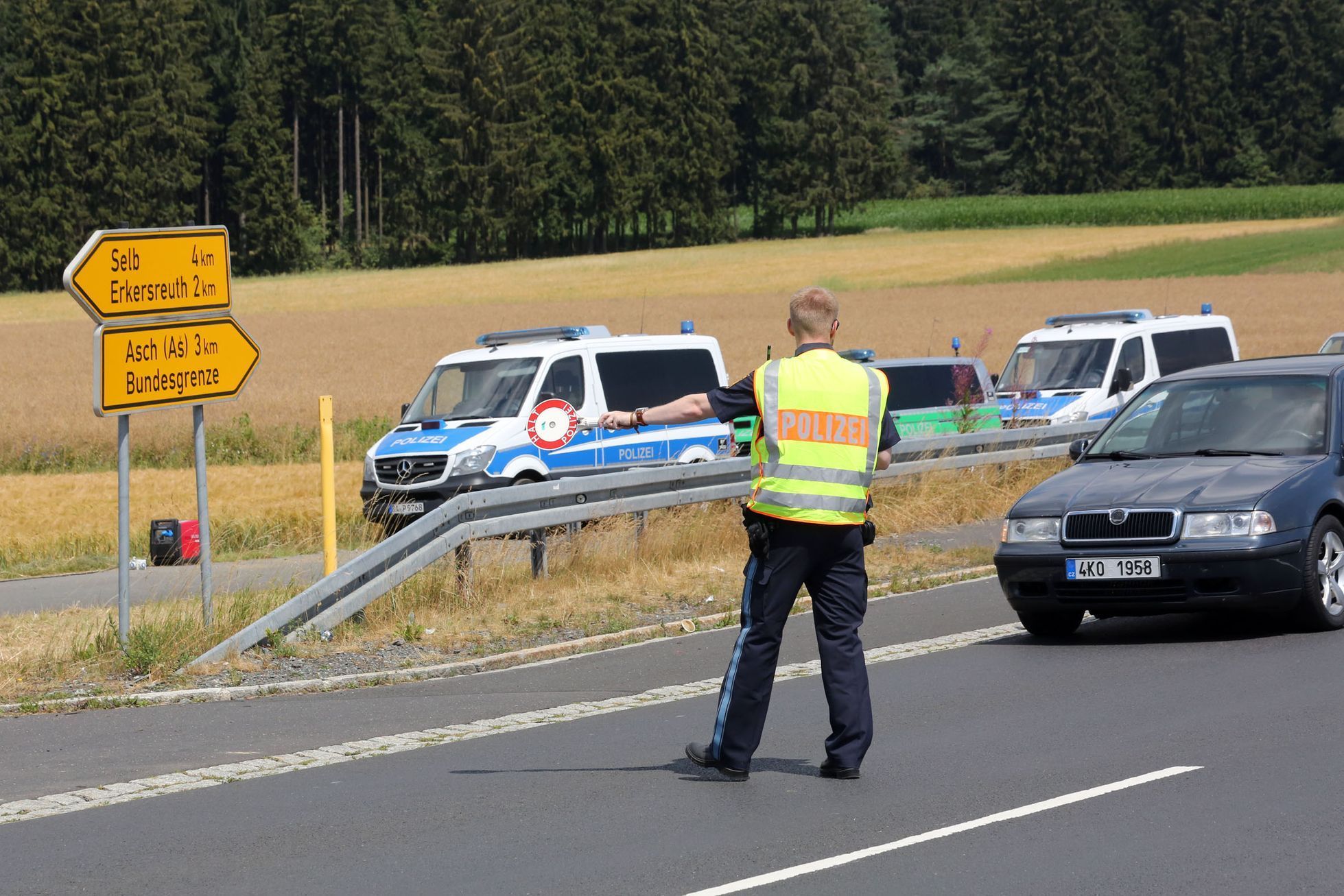 Kontroly Bavorské pohraniční policie