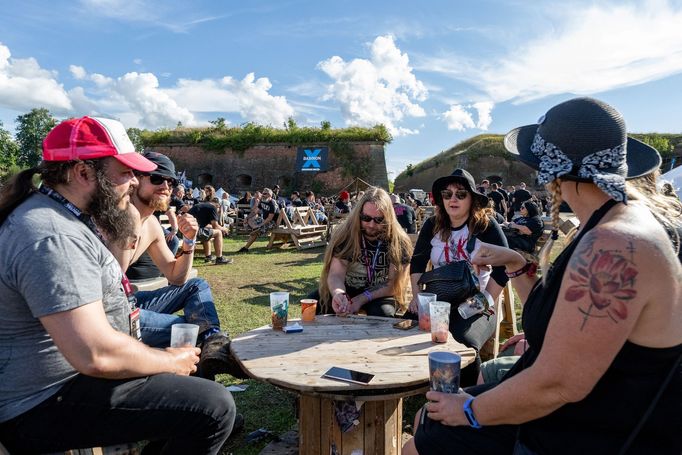 Snímek ze středečního zahájení festivalu Brutal Assault.