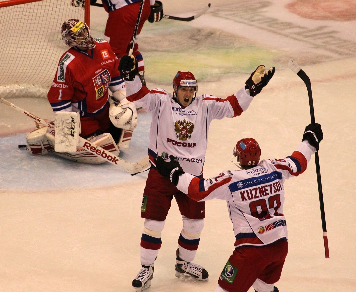 Hokej, EHT, Česko - Rusko: radost Ruska
