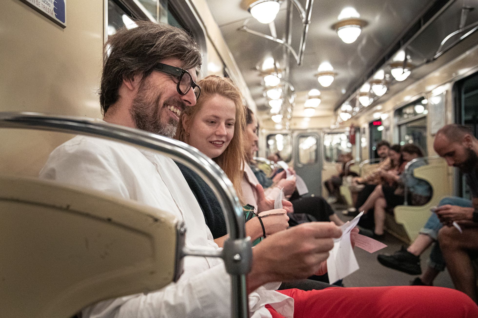 Půlnoční divadelní představení v pražském metru o jeho vzniku, festival příští vlna/next wave, soubor Krutý krtek
