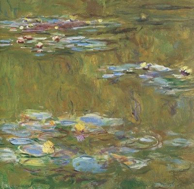 NG: Claude Monet, Jezero s lekníny, kolem 1917-1919