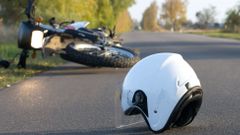 Motorka, nehoda, ilustrační foto