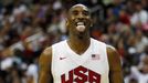 Kobe Bryant v přípravě na OH. Zápas USA - Brazílie