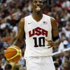 Kobe Bryant v přípravě na OH. Zápas USA - Brazílie