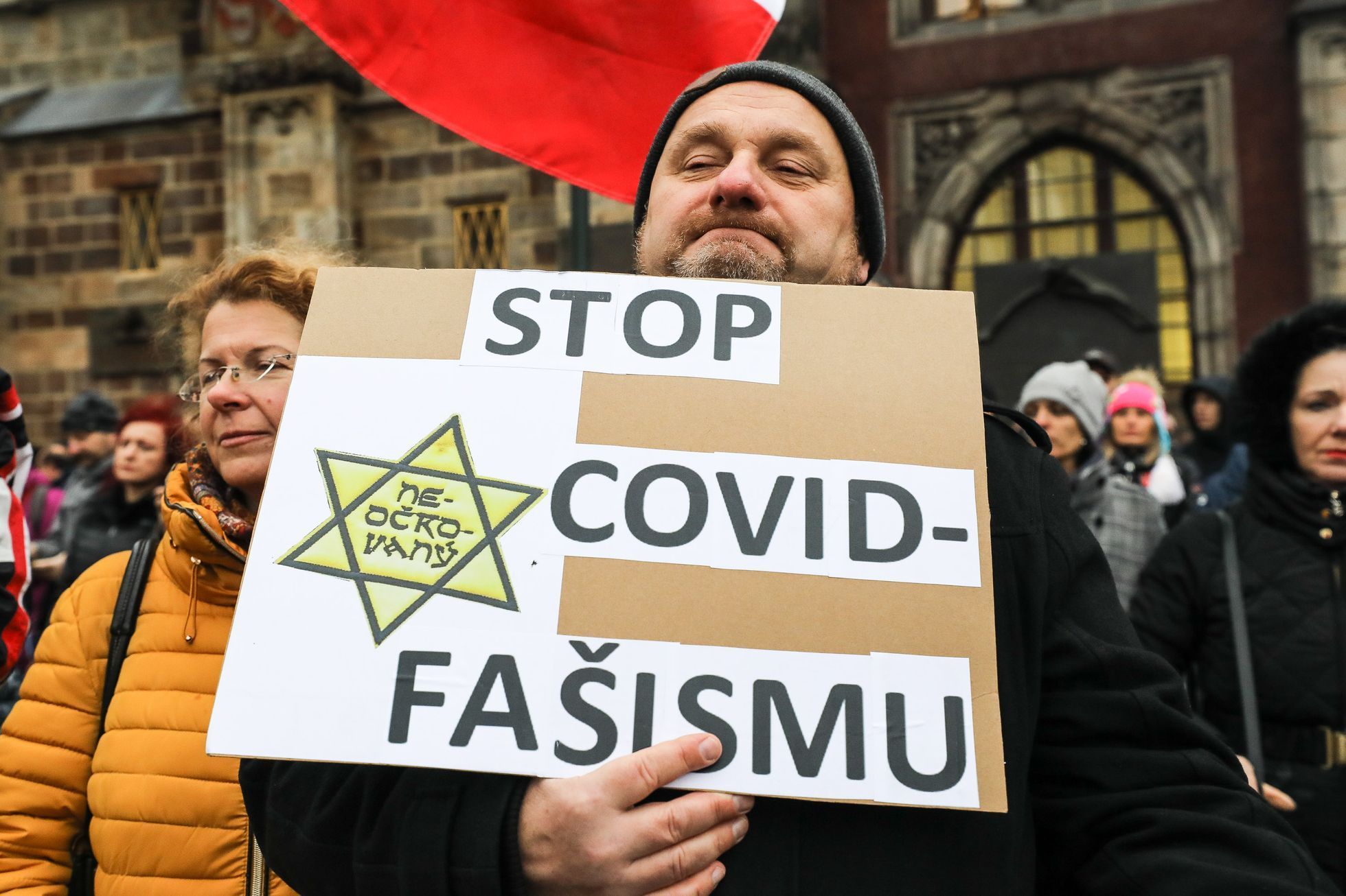 17. listopad 2021, státní svátek, Sametová revoluce, 17. 11. 2021, Národní třída, Hlávkova kolej