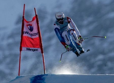 Didier Defago lyžování Lauberhorn