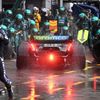 Lance Stroll v Aston Martinu ve Velké ceně Monaka 2022