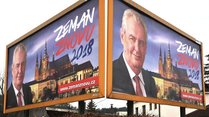 Kampaň pro znovuzvolení Miloše Zemana.