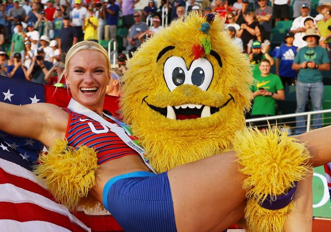 Maskot atletického mistrovství světa v Oregonu