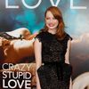 Emma Stone na remiéře filmu 'Bláznivý, hloupý, zamilovaný'