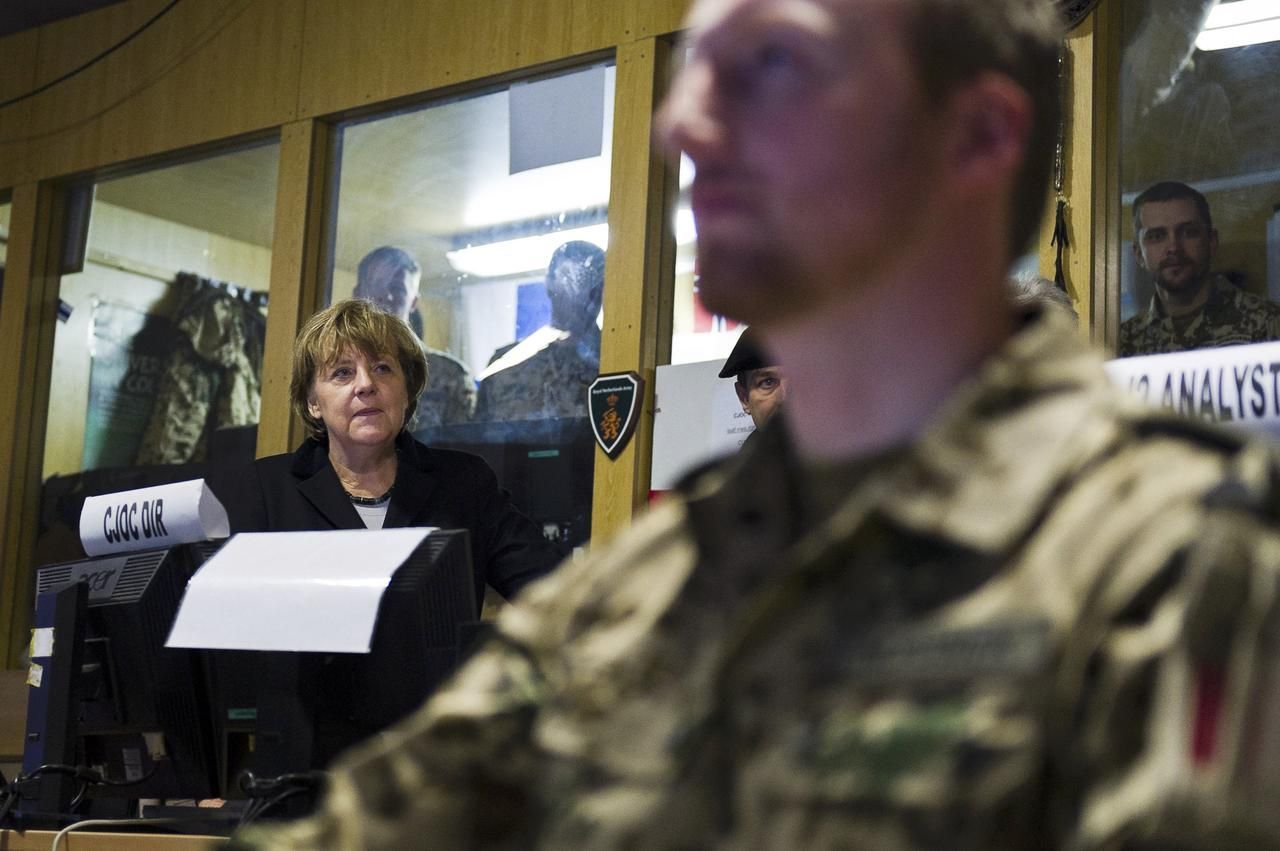Angela Merkelová přiletěla na nečekanou návštěvu do Afghánistánu