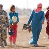 Kurdští uprchlíci na syrsko-turecké hranici