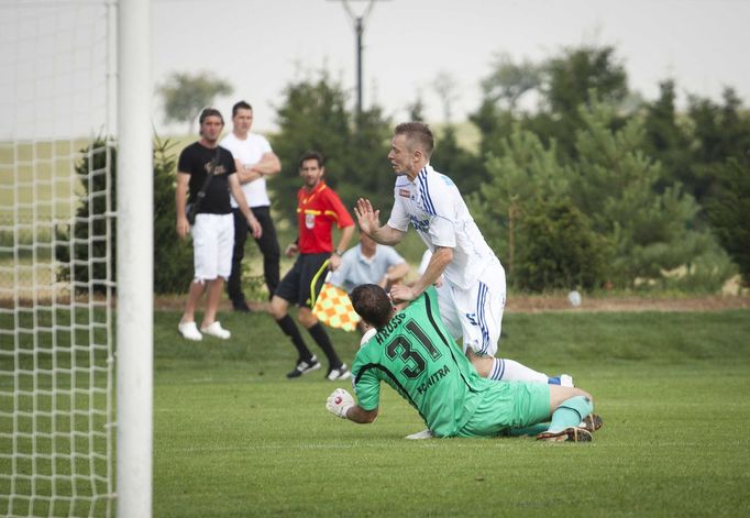 Přátelské fotbalové utkání: SK Sigma Olomouc - FC Nitra (0:1) hrané v Slatinicích na Olomoucku 4. července 2012.