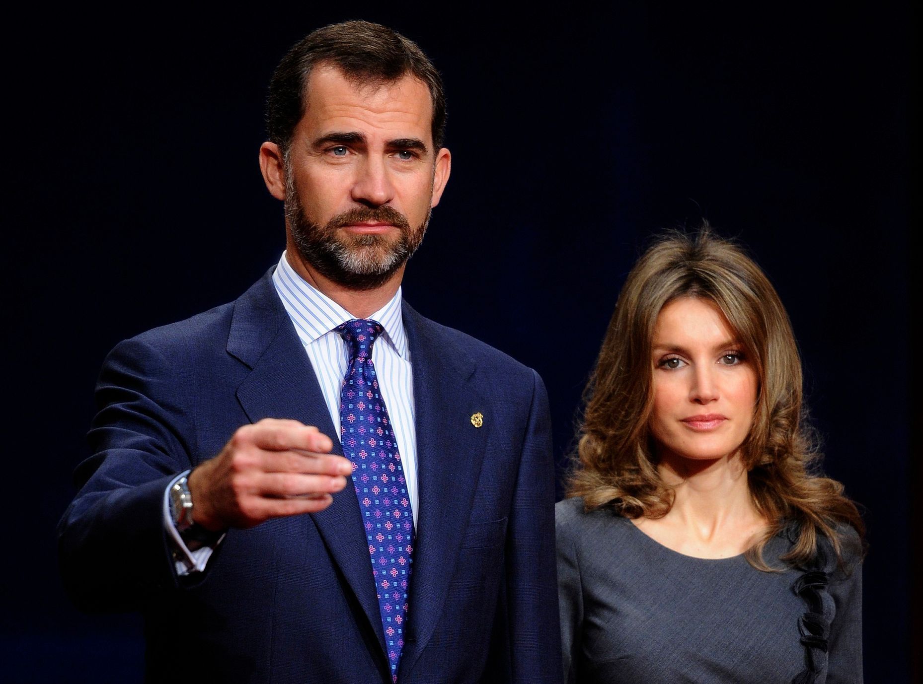 španělský princ Felipe a princezna Letizia