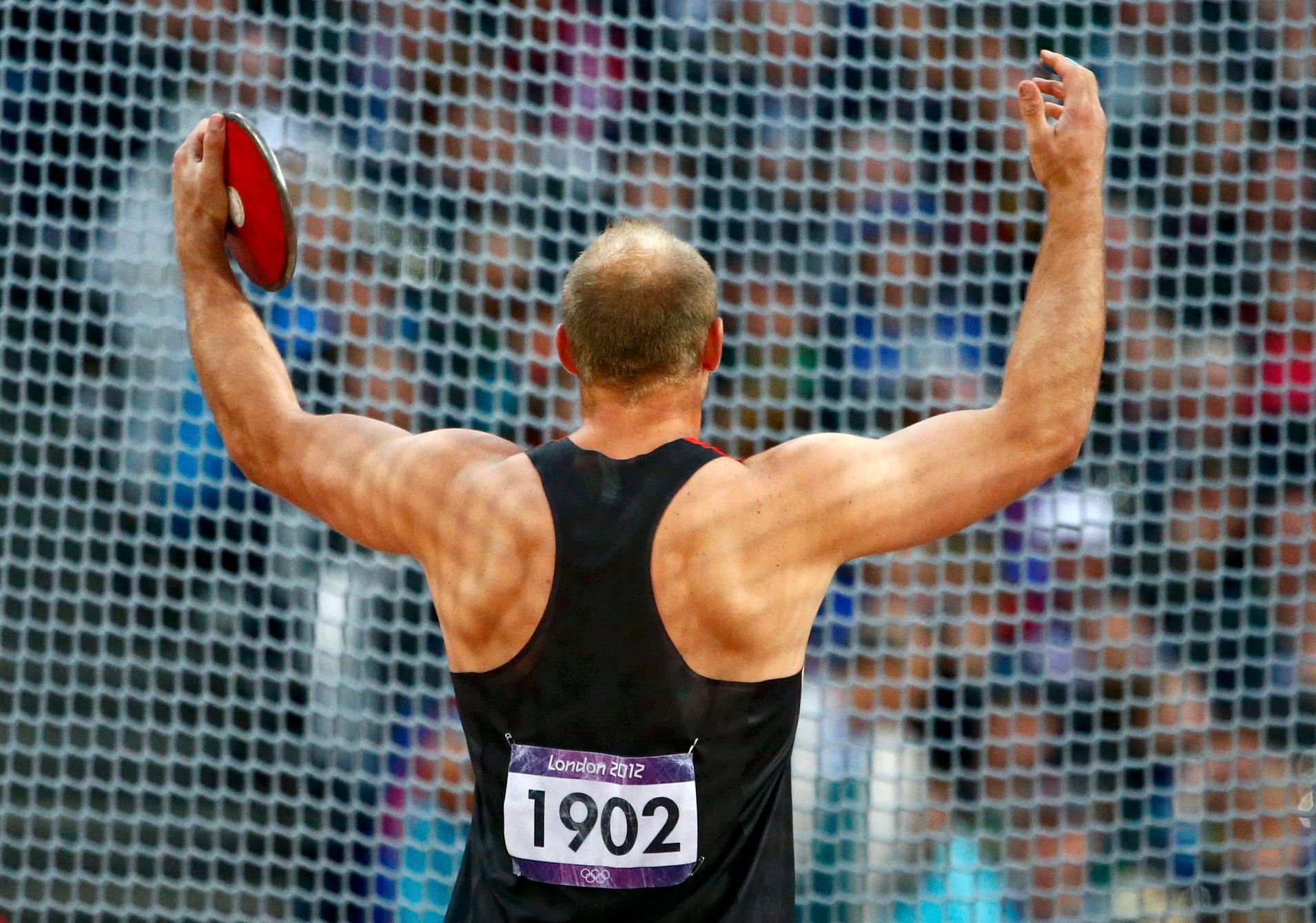 Robert Harting slaví olympijské zlato v disku