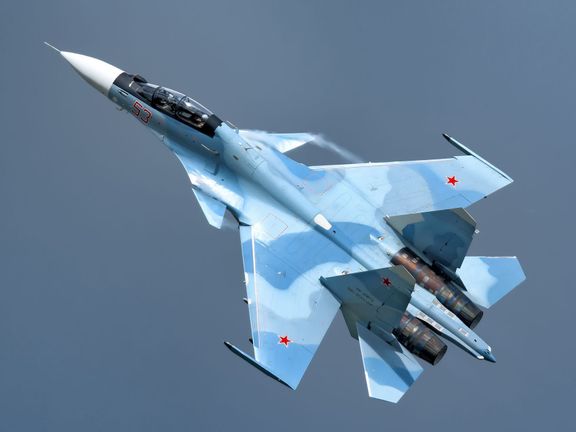 Ruský letoun Su-30.
