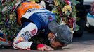 Takuma Sató slaví vítězství ve 104. ročníku závodu Indy 500