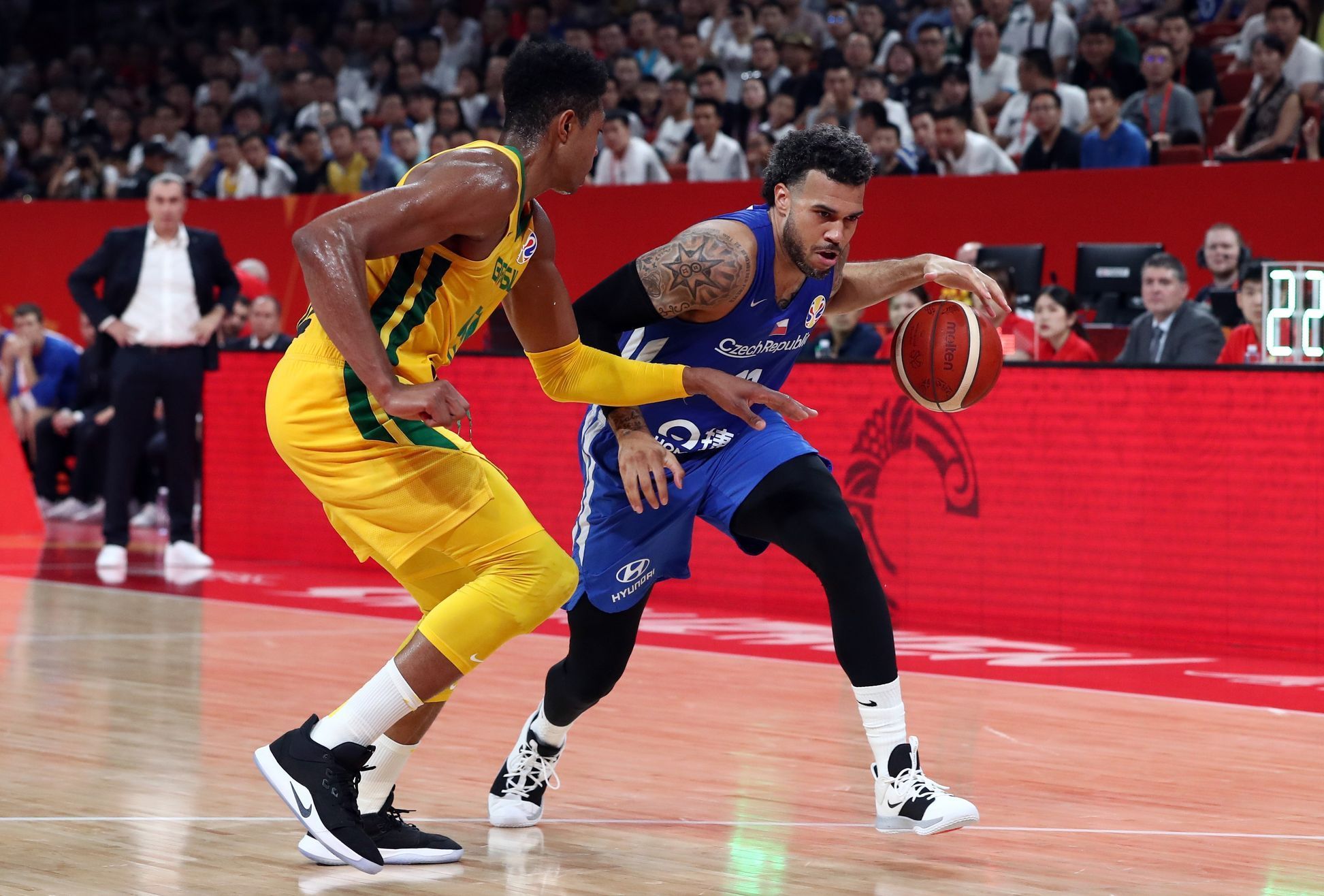 basketbal, MS 2019, Česko - Brazílie, Blake Schilb