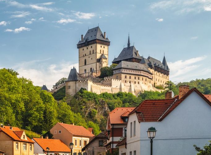 Hrad Karlštejn.