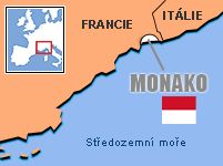 Mapa - Monako