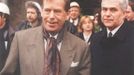 A Václav Havel ještě jednou v Nové huti, tentokrát už jako prezident na počátku 90. let.